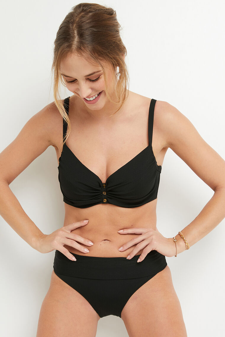 MAILLOT DE BAIN SLIP MAXI NOIR