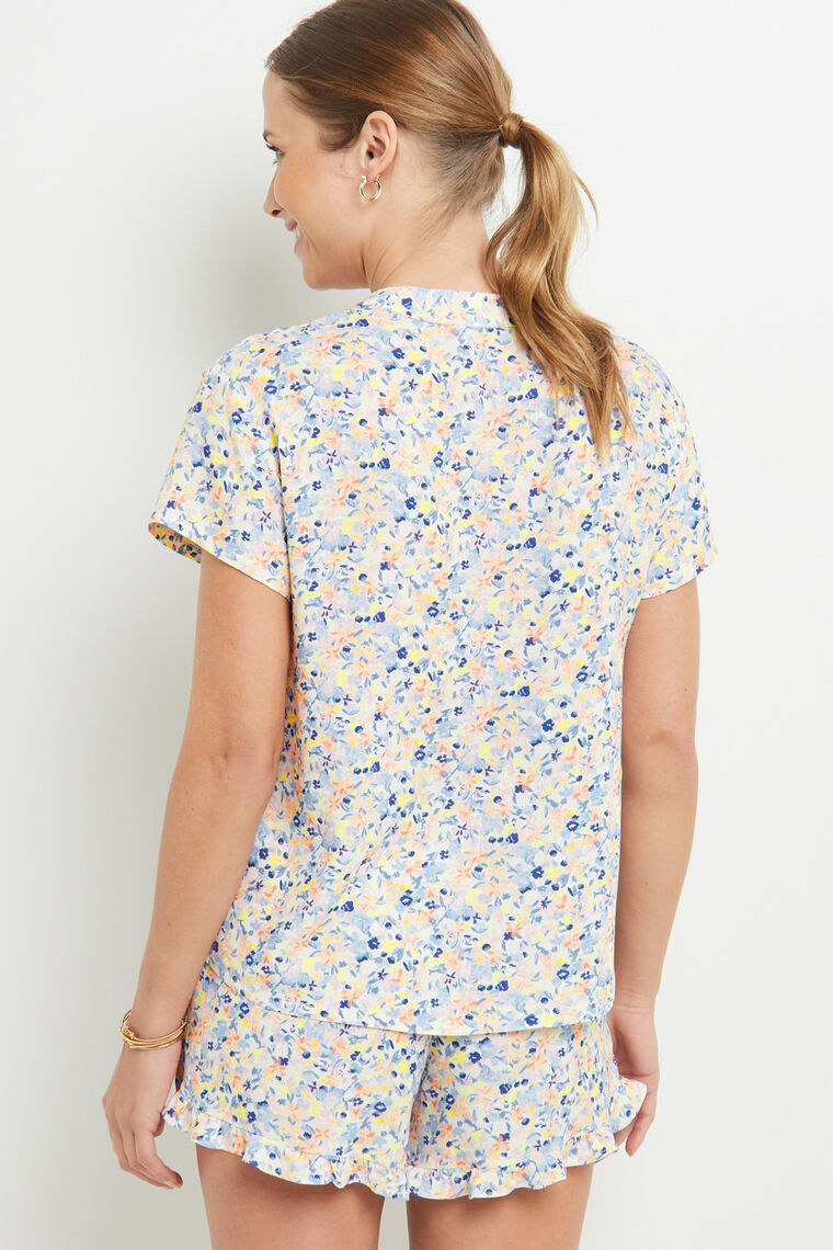 CHEMISE IMPRIME MULTICO BLEU