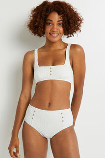JILL MAILLOT DE BAIN CULOTTE HAUTE IVOIRE