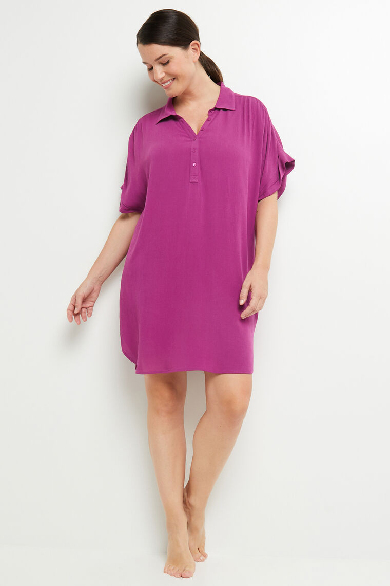 TUNIQUE BEACHWEAR FUCHSIA