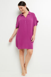 LEILA TUNIQUE BEACHWEAR FUCHSIA