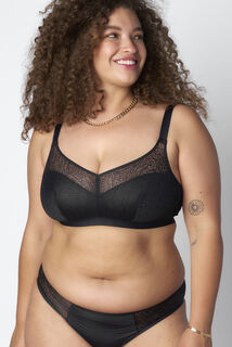 OLENA Soutien-gorge sans armatures NOIR