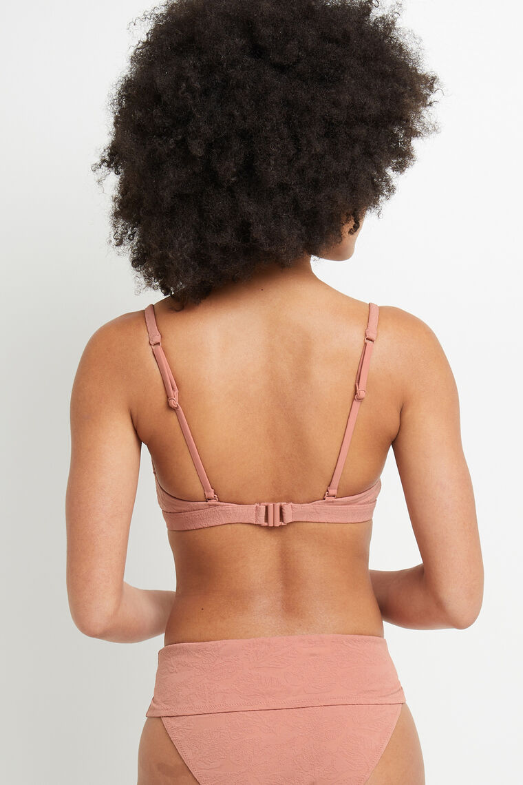 MAILLOT DE BAIN TRIANGLE MICROFIBRE ROSE