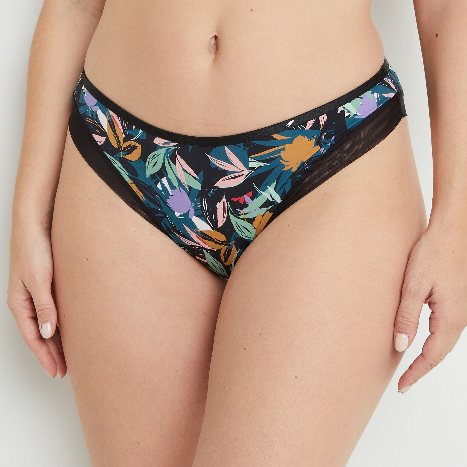 BISE CULOTTE MICROFIBRE MULTICO NOIR