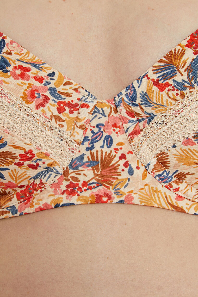 SOUTIEN-GORGE EMBOITANT GROSSESSE IVOIRE/BLEU