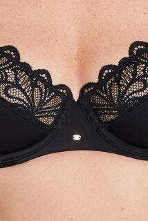 SYARA SOUTIEN-GORGE EMBOITANT NOIR