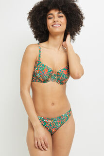 LAIKA MAILLOT DE BAIN SLIP MIDI VERT