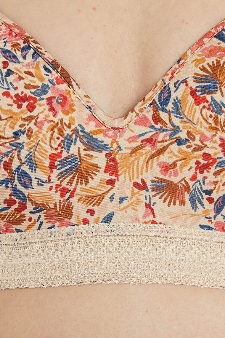 SOUTIEN-GORGE ALLAITEMENT IVOIRE/BLEU