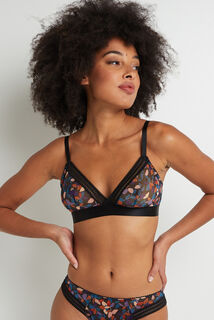 ANTONIA SOUTIEN-GORGE SANS ARMATURES NOIR/ROSE