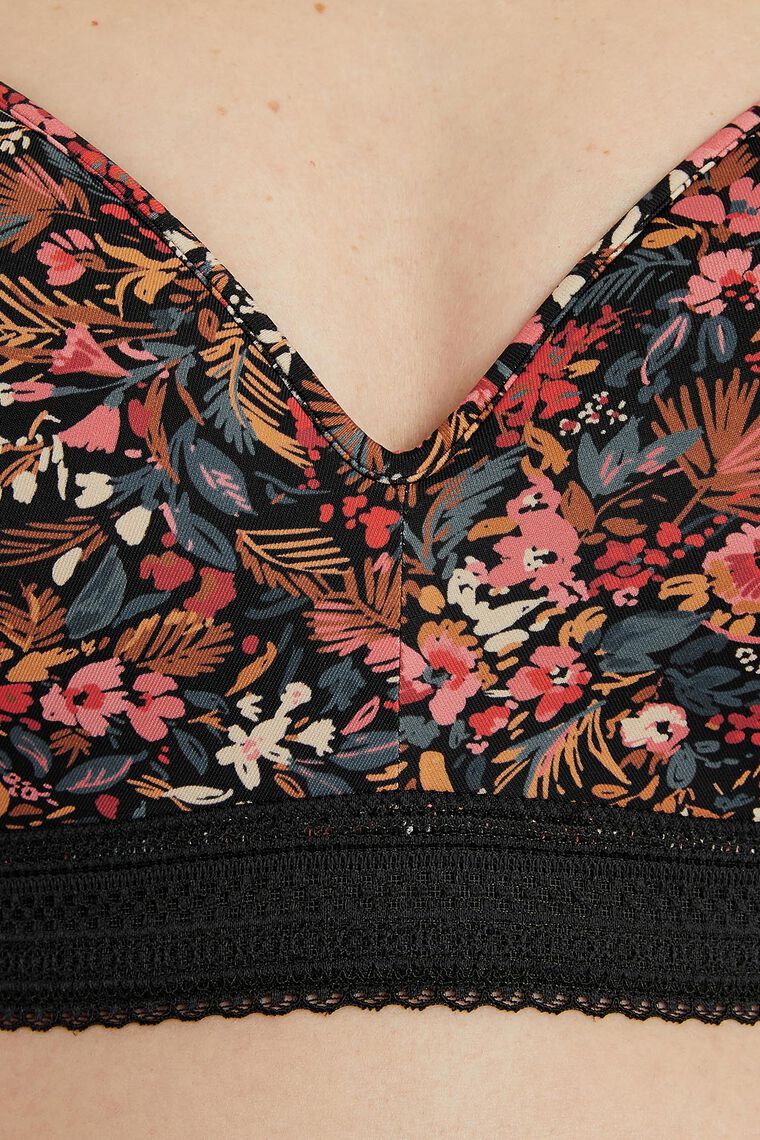 SOUTIEN-GORGE ALLAITEMENT NOIR/BLEU