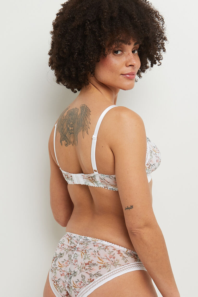 SOUTIEN-GORGE SANS ARMATURES MULTICO BLANC