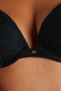 SYARA SOUTIEN-GORGE PUSH UP NOIR/ROSE