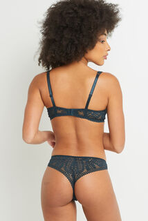BIANCA TANGA DENTELLE PETROLE