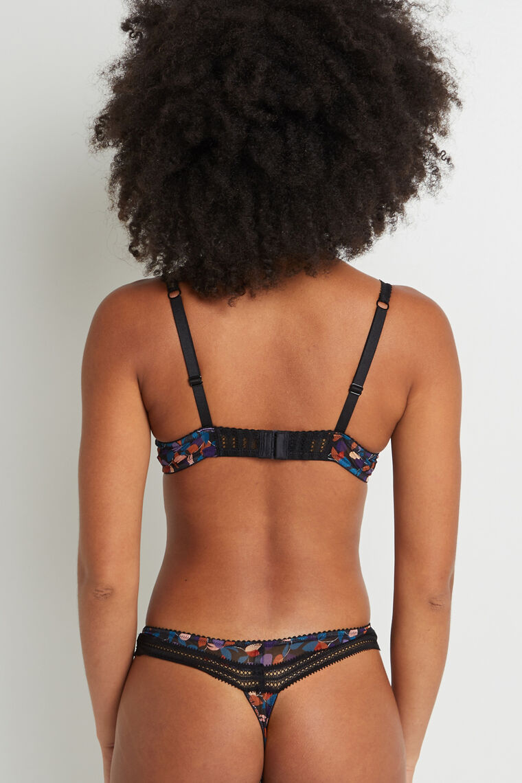  SOUTIEN-GORGE AMPLIFORME NOIR/ROSE