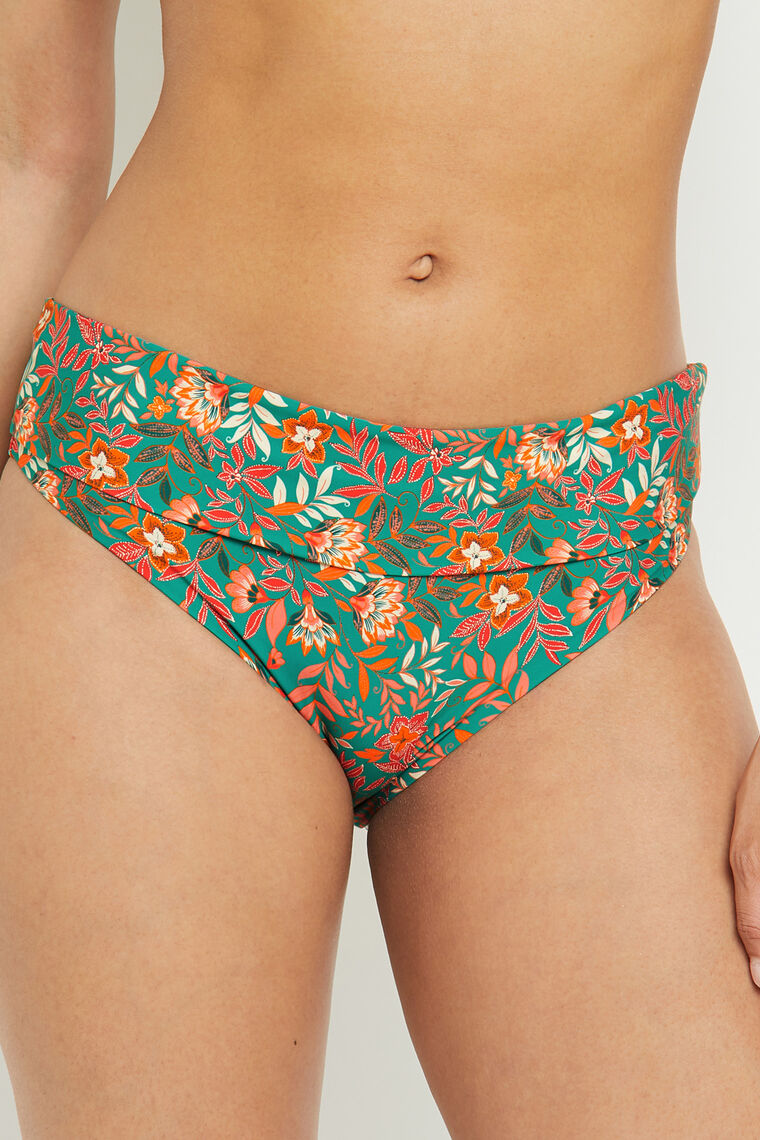 MAILLOT DE BAIN SLIP MAXI VERT