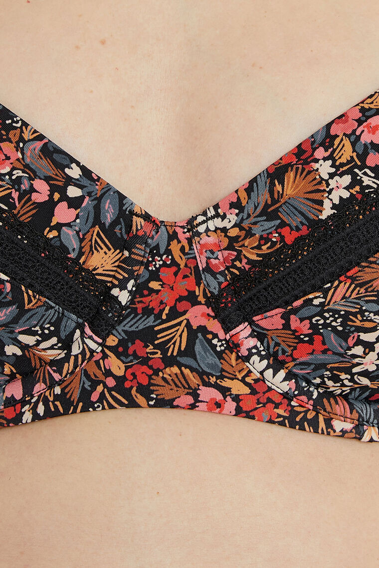 SOUTIEN-GORGE EMBOITANT GROSSESSE NOIR/BLEU