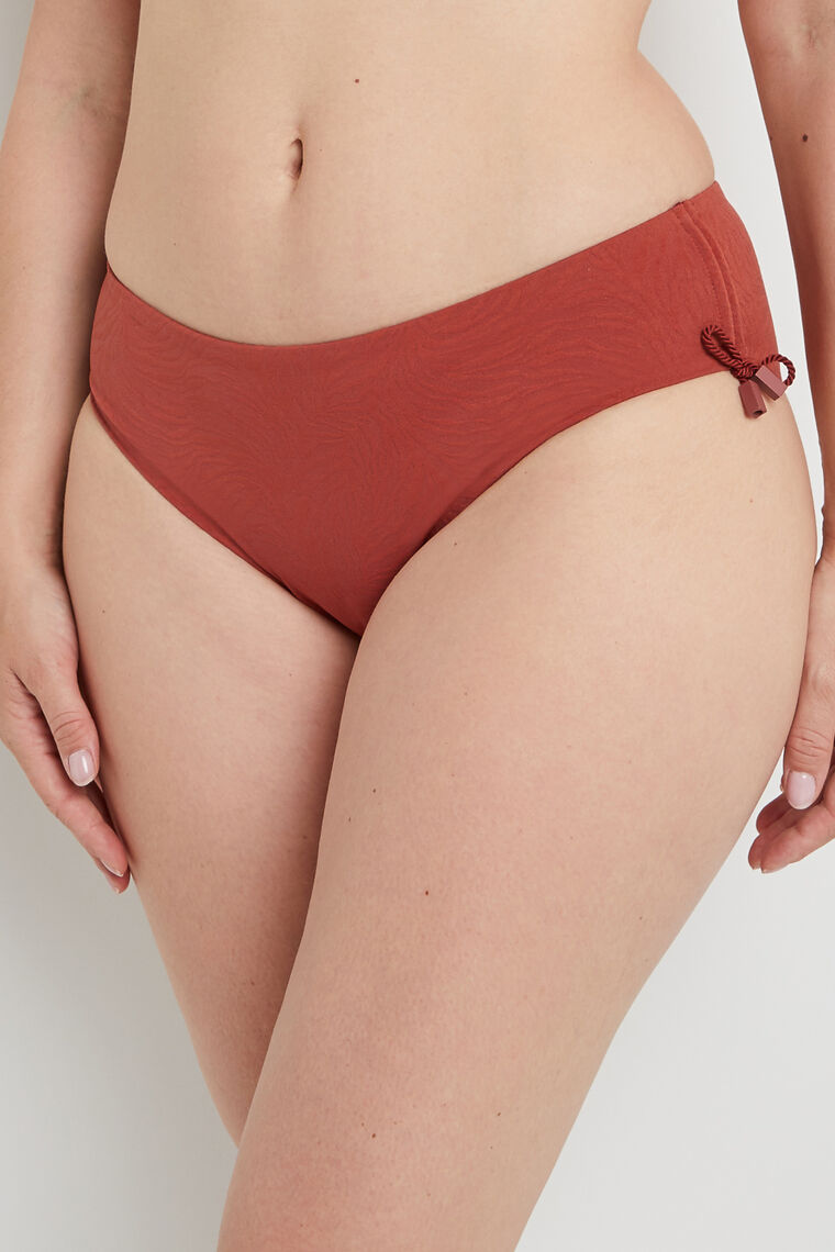MAILLOT DE BAIN SLIP MAXI TERRACOTTA