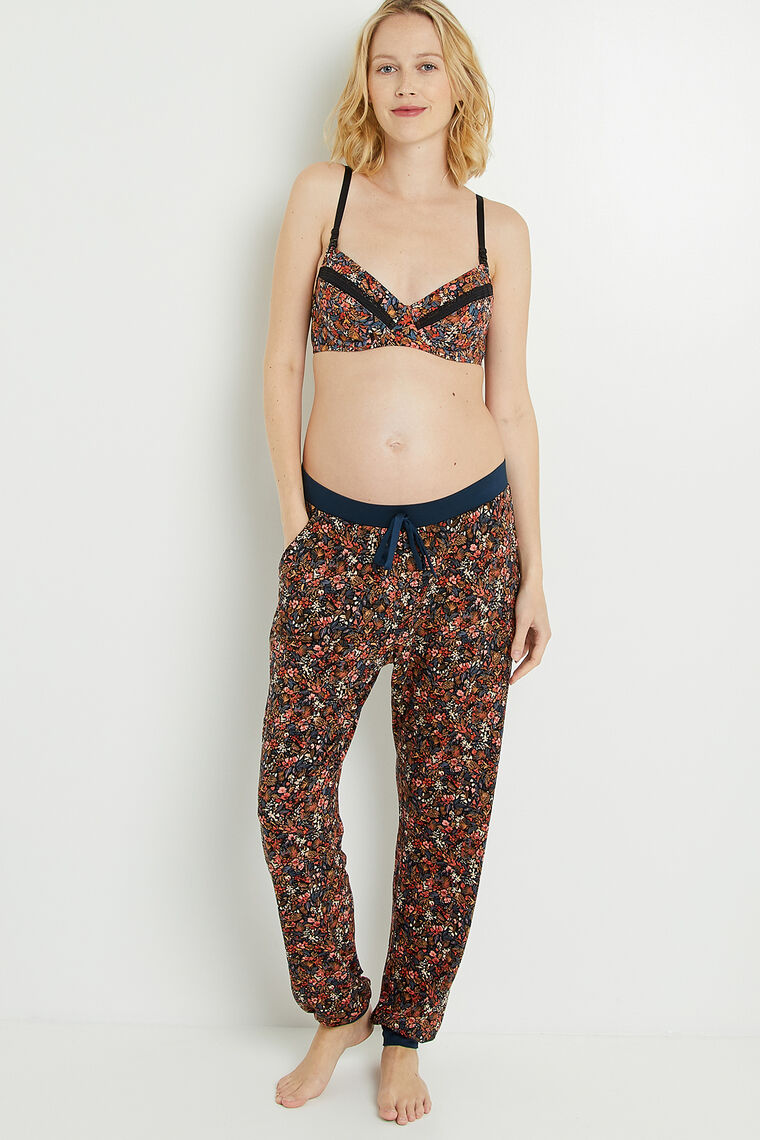 SOUTIEN-GORGE EMBOITANT GROSSESSE NOIR/BLEU
