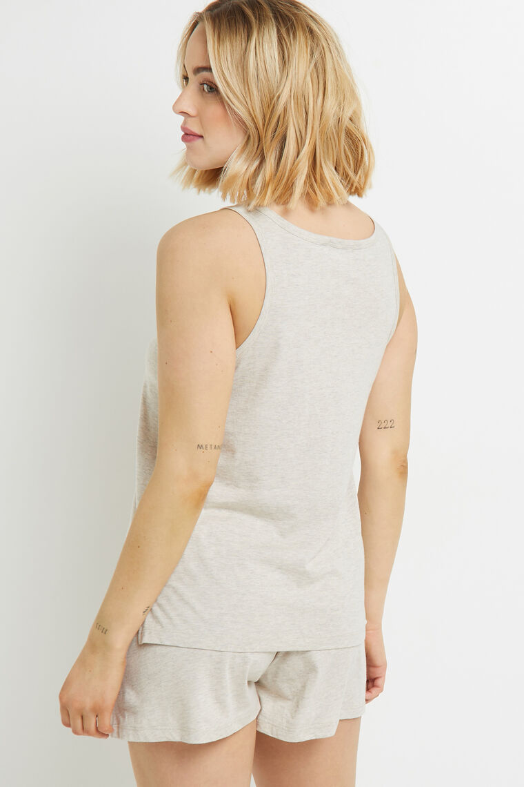 TOP COTON BEIGE