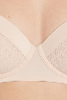 ALMA SOUTIEN-GORGE AMPLIFORME DENTELLE POUDRE
