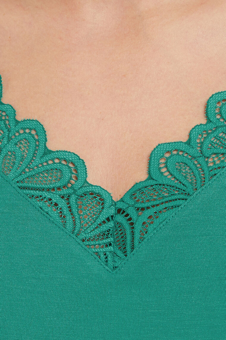 TEE SHIRT MANCHES COURTES VERT