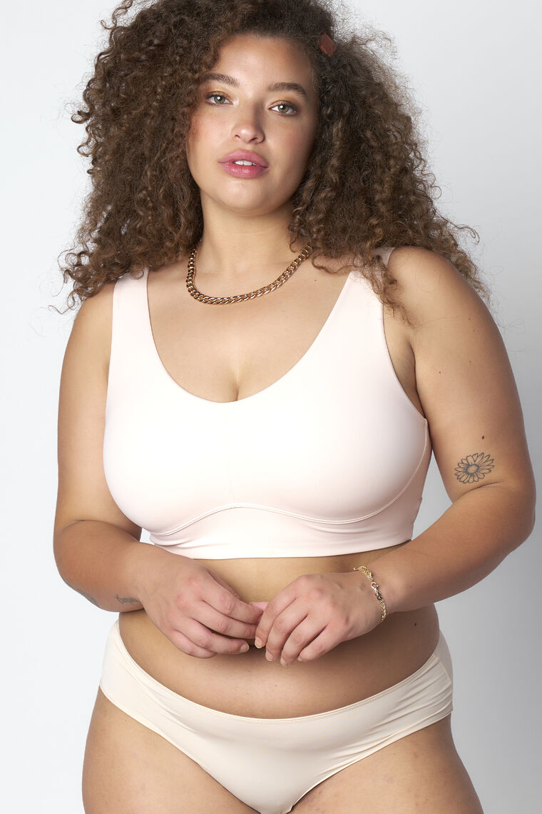 Brassiere sans armatures POUDRE