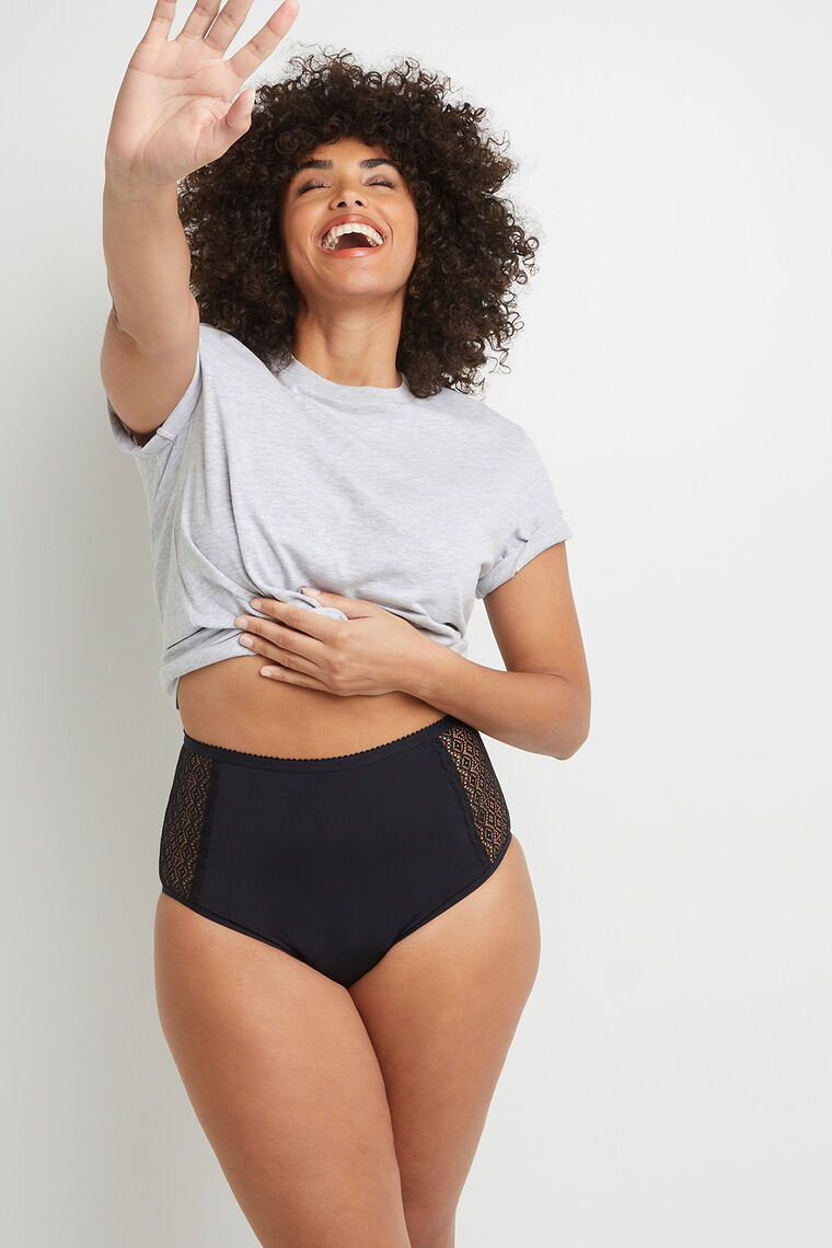 CULOTTE MENSTRUELLE FLUX ABONDANT NOIR