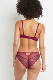BALI CULOTTE DENTELLE BORDEAUX