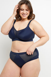 BERNADETTE SHORTY MICROFIBRE MARINE