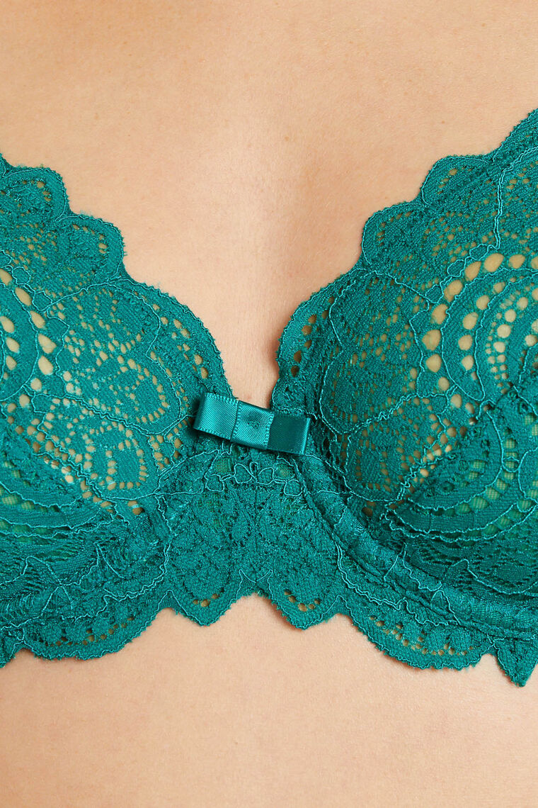 SOUTIEN-GORGE EMBOITANT VERT