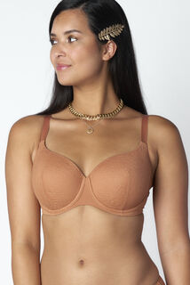 OLENA Soutien-gorge coques armatures CARAMEL