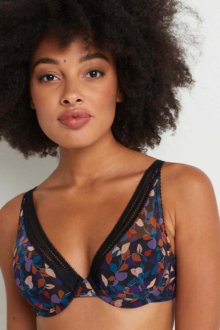  SOUTIEN-GORGE AMPLIFORME NOIR/ROSE