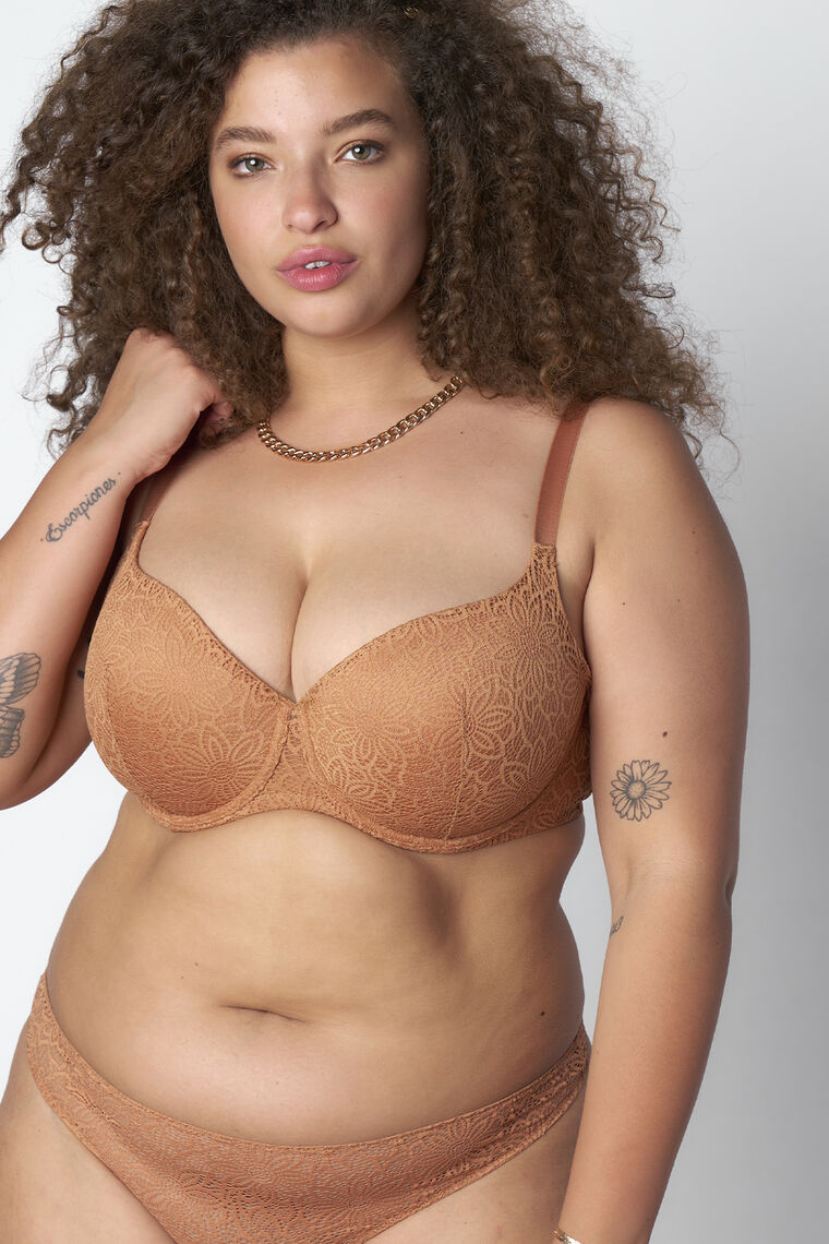 Soutien-gorge coques armatures CARAMEL