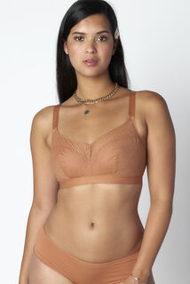 OLENA Soutien-gorge sans armatures CARAMEL