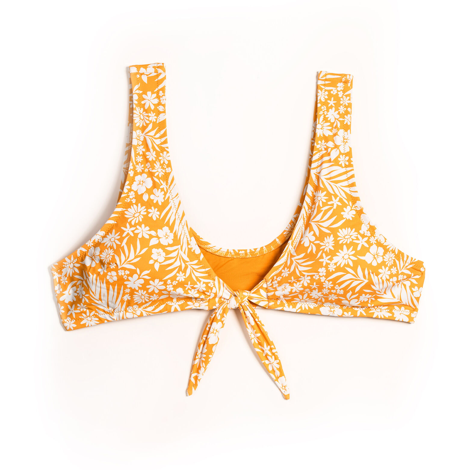 BAHIA Maillot triangle r&eacute;glable jaune JAUNE