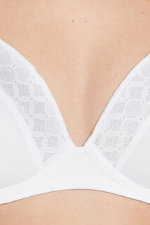ALMA SOUTIEN-GORGE AMPLIFORME PLUNGE BLANC