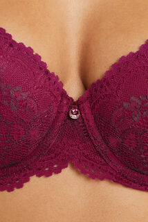 BALI SOUTIEN-GORGE AMPLIFORME EMBOITANT BORDEAUX