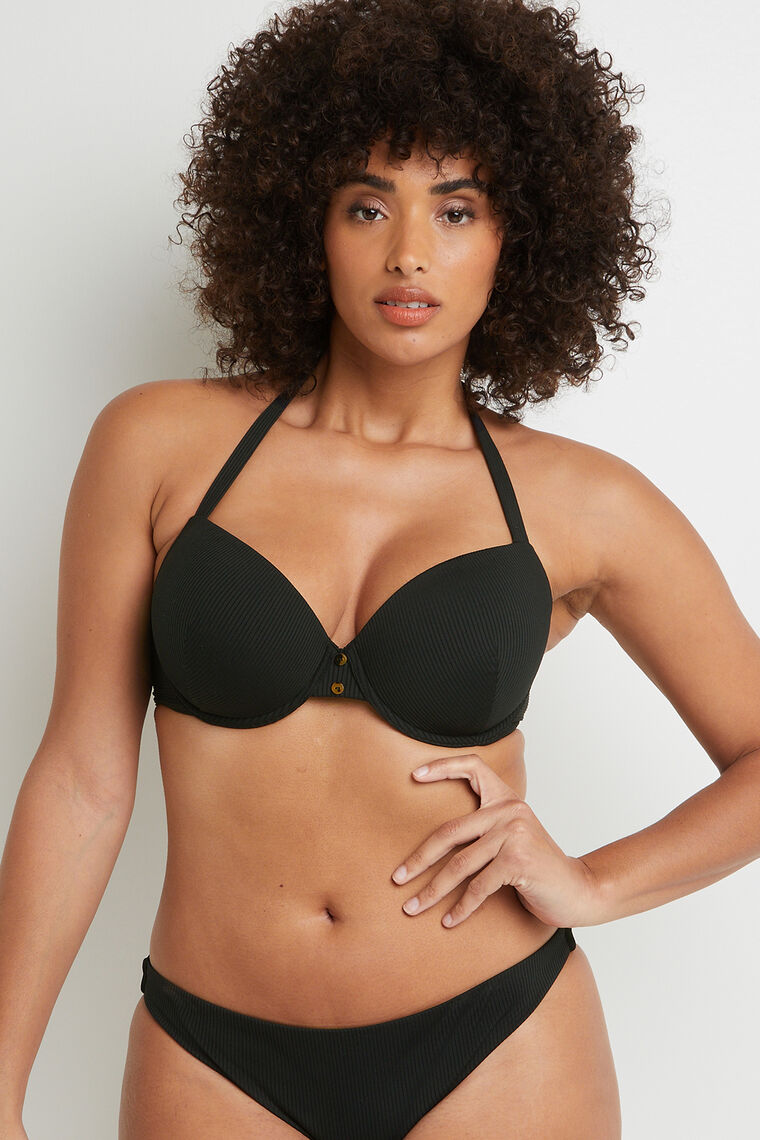 MAILLOT DE BAIN COQUE MICROFIBRE NOIR