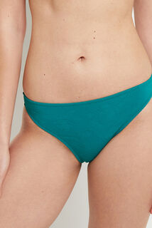 LUCKY MAILLOT DE BAIN SLIP MIDI VERT