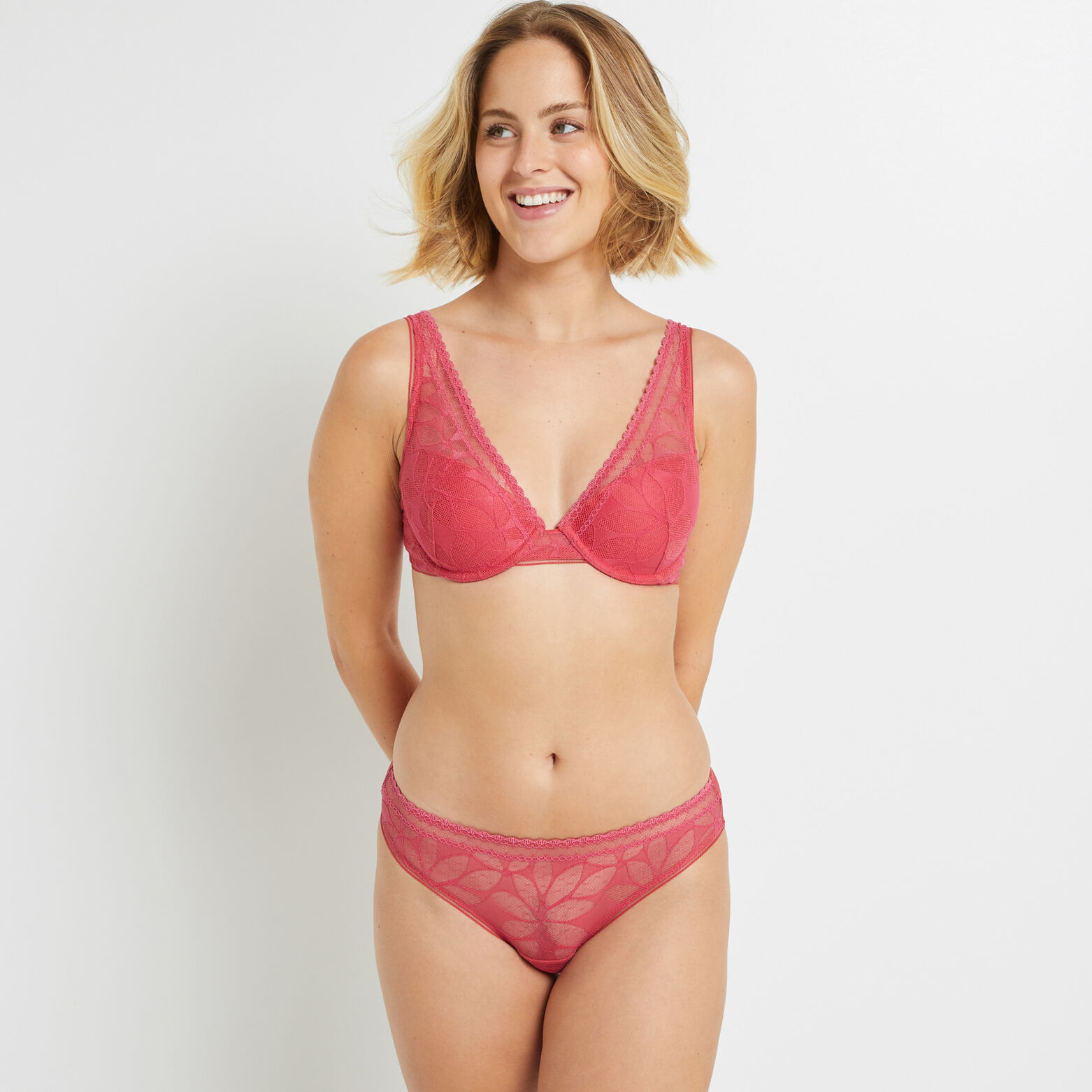ANAELLE CULOTTE DENTELLE ROSE