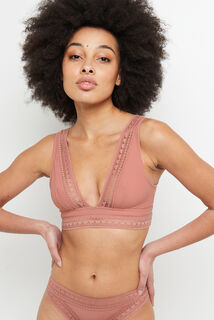 BEN SOUTIEN-GORGE SANS ARMATURES ROSE