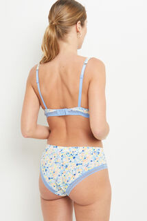 BLABLA SHORTY PAPER TOUCH MULTICO BLANC