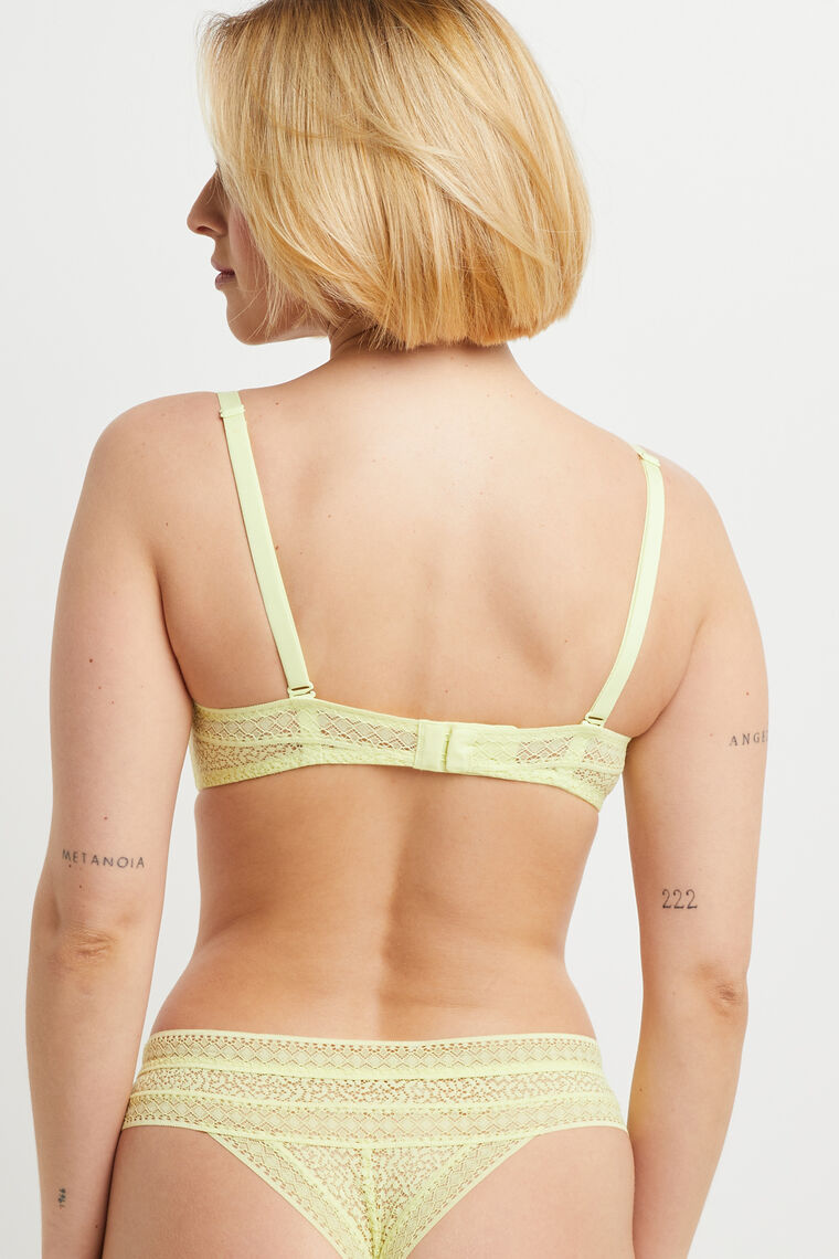 SOUTIEN-GORGE AMPLI SANS ARMATURE JAUNE