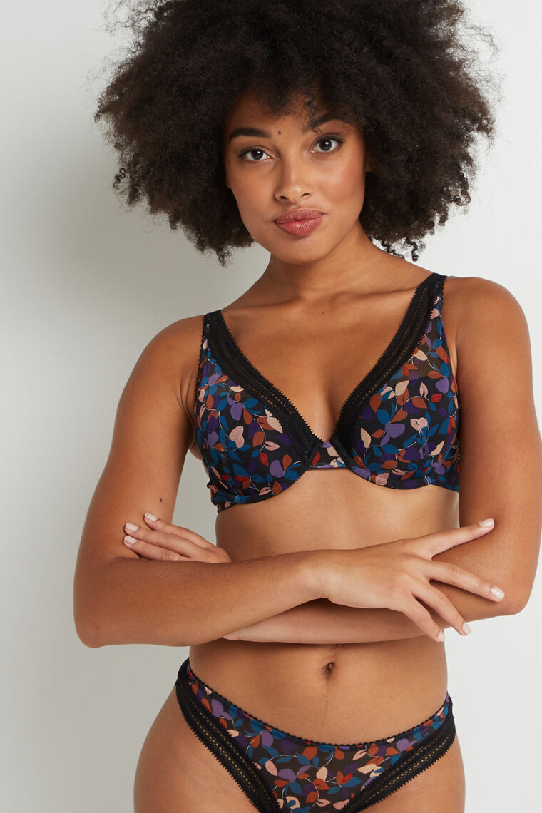  SOUTIEN-GORGE AMPLIFORME NOIR/ROSE
