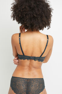 DENTELLE SOUTIEN-GORGE EMBOITANT ANTHRACITE