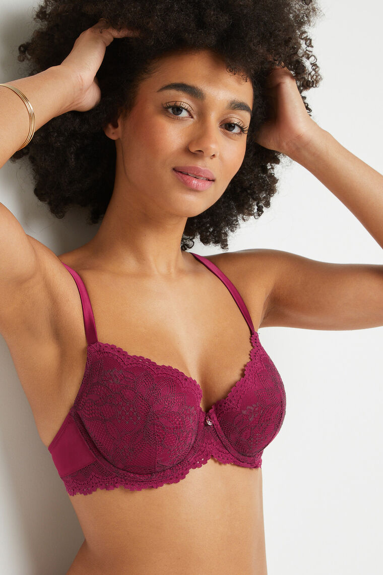 SOUTIEN-GORGE AMPLIFORME EMBOITANT BORDEAUX