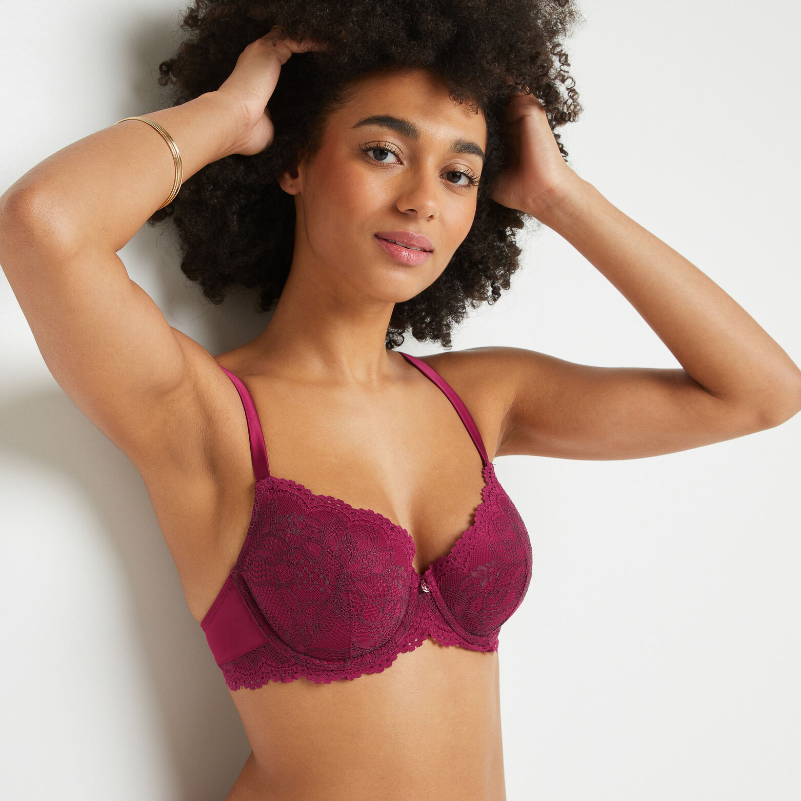 BALI SOUTIEN-GORGE AMPLIFORME EMBOITANT BORDEAUX