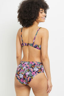 LAVANDE MAILLOT DE BAIN CULOTTE HAUTE NOIR