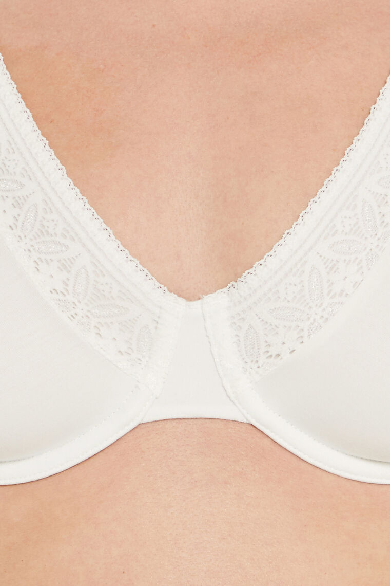 SOUTIEN-GORGE FOULARD ECRU