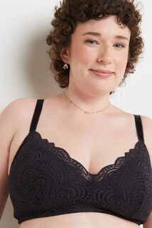 DENTELLE SOUTIEN-GORGE AMPLIFORME POSTOP NOIR
